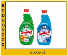 PŁYN WINDOW DO MYCIA SZYB ZAPAS BUTELKA 750 ml - OPAK-OL Bydgoszcz