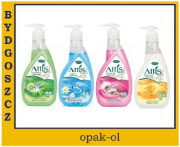 KREMOWE MYDŁO W PŁYNIE ATTIS Z DOZOWNIKIEM 400 ml - OPAK-OL Bydgoszcz
