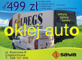 Olkejanie pojazdów i witryn - SAWA Częstochowa