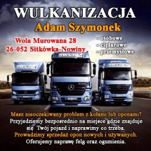 Usługi wulkanizacyjne - Szymonek Adam - Zakład Wulkanizacyjny Wola Murowana