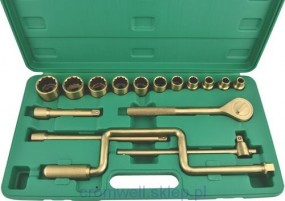 Klucze nieiskrzące komplet nasadek 1/2  - Cromwell Narzędzia Kraków