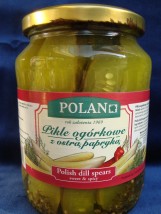 Pikle ogórkowe z ostrą papryką koszerne 680 g - Kosher s.c. Warszawa