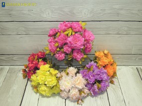 BUKIET PEONIA x12 - Golden Krokus Andrzej Sitarz - Kwiaty Sztuczne Warszawa