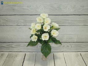 BUKIET EUSTOMA x9 - Golden Krokus Andrzej Sitarz - Kwiaty Sztuczne Warszawa