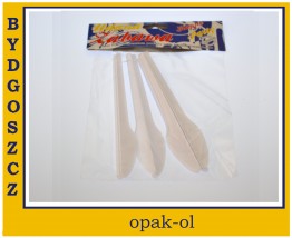 NÓŻ TWORZYWO BIAŁY 12 szt KONFEKCJA - OPAK-OL Bydgoszcz