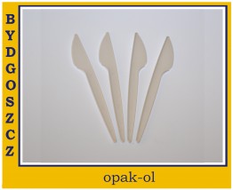 NÓŻ TWORZYWO BIAŁY 100 szt - OPAK-OL Bydgoszcz