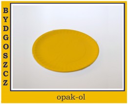 TALERZ PAPIEROWY 18 cm JEDNOBARWNY 10 szt - OPAK-OL Bydgoszcz