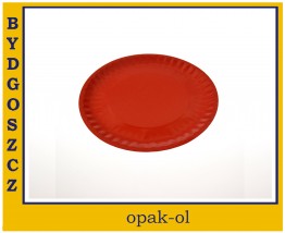 TALERZ PAPIEROWY 18 cm JEDNOBARWNY 100 szt - OPAK-OL Bydgoszcz