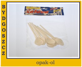 ŁYŻECZKA TWORZYWO BIAŁA 12 szt KONFEKCJA - OPAK-OL Bydgoszcz