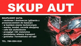 Skup samochodów aut pojazdów auto złom - UNICAR Radłów