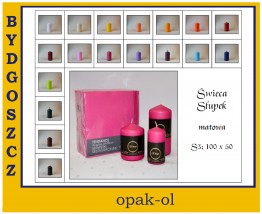 Świeca matowa słupek 100 x 50 - OPAK-OL Bydgoszcz