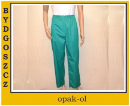 Spodnie medyczne męskie elanobawełna kolor - OPAK-OL Bydgoszcz