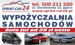 Wyporzyczalnia samochodów osobowych - Sprint-Car 24 Sp. z o.o. Zgierz