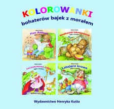 Kolorowanki bohaterów bajek z morałem - ANIMOS Katarzyna Muriasz Warszawa