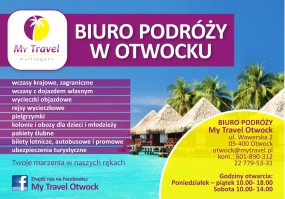 Wycieczki krajowe i zagraniczne - My Travel Otwock Józefów