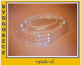 WIECZKO PRZEŹROCZYST DO PÓŁMISKA 25X33,5 cm 10 szt - OPAK-OL Bydgoszcz