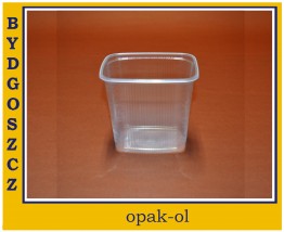 POJEMNIK TWORZYWO 500 ml PROSTOKĄTNY 100 szt - OPAK-OL Bydgoszcz