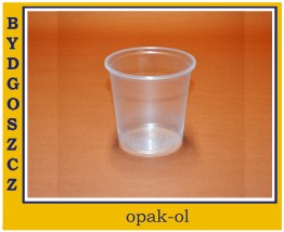 POJEMNIK TWORZYWO 500 ml śr. 103 mm OKRĄGŁY 100 szt - OPAK-OL Bydgoszcz