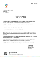 Referencja od firmy Tina Design Martyna Kociak