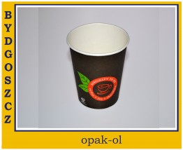 KUBEK PAPIEROWY 300 ml NADRUK 50 szt - OPAK-OL Bydgoszcz