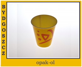 KUBEK PAPIEROWY 300 ml NADRUK 100 szt - OPAK-OL Bydgoszcz