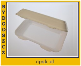 POJEMNIK MENUBOX OBIADOWY STYROPIAN POŁÓWKA 50 szt - OPAK-OL Bydgoszcz