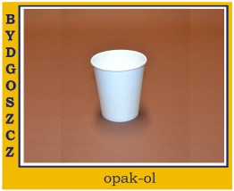KUBEK PAPIEROWY 250 ml BIAŁY 100 szt - OPAK-OL Bydgoszcz