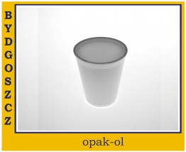 KUBEK STYROPIAN 250 ml BIAŁY 40 szt - OPAK-OL Bydgoszcz