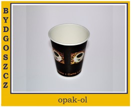 KUBEK PAPIEROWY 250 ml NADRUK 50 szt - OPAK-OL Bydgoszcz