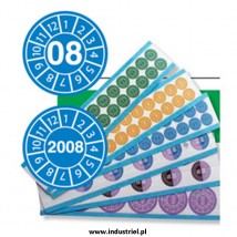 Naklejki przeglądów Etykiety inspekcyjne - INDUSTRIEL Piotr Augustyński Nowy Sącz