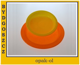 TALERZ TWORZYWO BICOLOR 17 cm 22 cm 20+20 szt - OPAK-OL Bydgoszcz