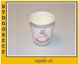KUBEK PAPIEROWY 200 ml NADRUK 6 szt - OPAK-OL Bydgoszcz