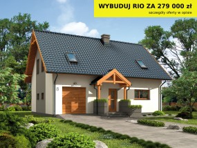 RIO dom mieszkalny z garażem - PRO ARTE Arkadiusz Woch, Krzysztof Biodrowicz s.c. Żory