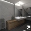 Projekt łazienki na poddaszu Bydgoszcz - Karolina Matuszewska Koncept Studio Projektowe