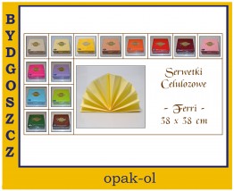 Serwetki FERRI Celuloza 38 x 38 cm 40 szt. - OPAK-OL Bydgoszcz