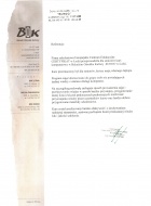 Referencja od firmy Bałucki Ośrodek Kultury