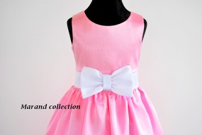 Różowa sukienka dla dziewczynki - MARAND COLLECTION - internetowy sklep z odzieżą dziecięcą Wieliczka