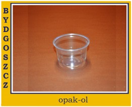 POJEMNIK TWORZYWO 100 ml śr 70 mm OKRĄGŁY 100 szt - OPAK-OL Bydgoszcz
