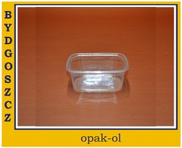 POJEMNIK TWORZYWO 200 ml PROSTOKĄTNY 100 szt - OPAK-OL Bydgoszcz