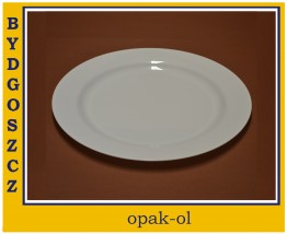 TALERZ PLASTYK ala PORCELANOWY26 cm 6 szt - OPAK-OL Bydgoszcz