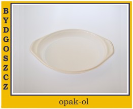 TALERZ TWORZYWO PP 22 cm Z UCHWYTEM 100 szt - OPAK-OL Bydgoszcz