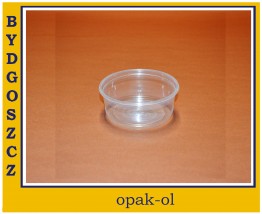 POJEMNIK TWORZYWO 200 ml śr. 103 mm OKRĄGŁY 100 szt - OPAK-OL Bydgoszcz