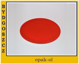 TALERZ PAPIEROWY 18 cm JEDNOBARWNY 10 szt - OPAK-OL Bydgoszcz