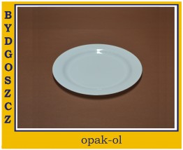 TALERZ PLASTYK ala PORCELANA 19 cm 6 szt - OPAK-OL Bydgoszcz