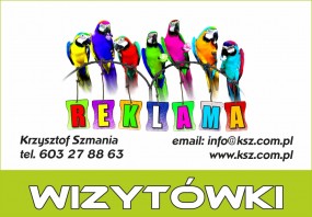 Wizytówki firmowe - KSz Krzysztof Szmania Wągrowiec