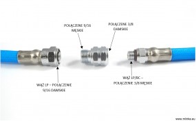 REDUKCJA LP Z 9/16 MĘSKIE NA 3/8 LP/BC DAMSKIE - mlinke sidemount Mogilno