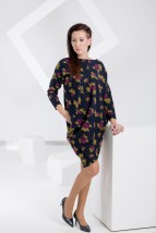 Sukienka swetrowa casual Navy Garden - MyAnnie Anna Anderman Straszyn