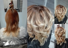 Koloryzacja - salon fryzjerski black & white Olsztyn