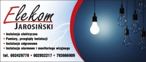 Instalacje elektryczne, pomiary, instalacje odgromowe - F.U.H. ELEKOM Kazimierz Jarosiński Zbylitowska Góra
