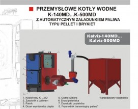 Przemysłowe kotły wodne z automatycznym załadunkiem paliwa - P.H.U. KALVIS - Zbigniew Koniarek Konin